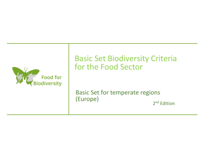 Basic Set for Biodiversity Criteria for the Food Sector