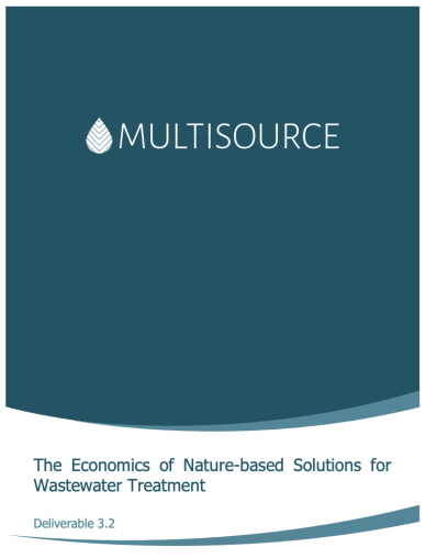 report cover - The Economics of Nature-based Solutions for Wastewater Treatment