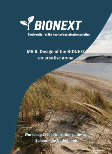 MS 6. Design of the BIONEXT co-creative arena report cover