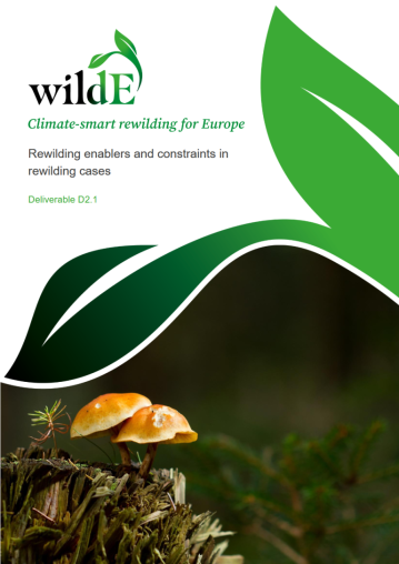 The front cover of wildE deliverable 2.1