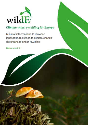 Cover of wildE deliverable 2.2